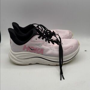 Hoka Clifton 10 Women's 7B Light Pink Athletic Shoes S4